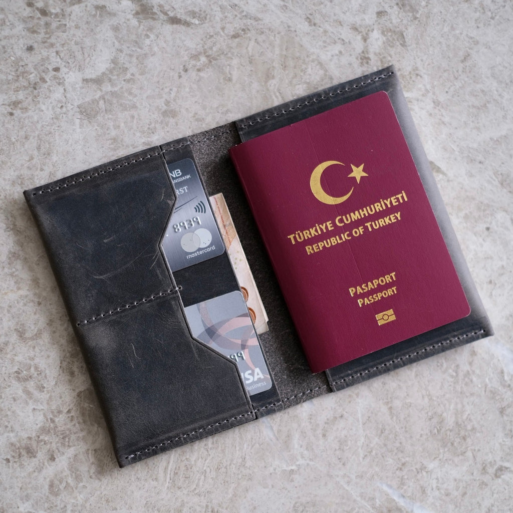 Deri Pasaport Cüzdanı