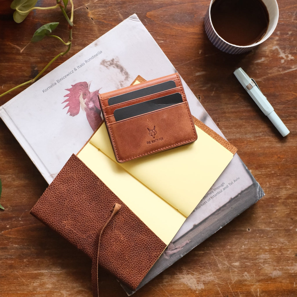 Leather Wallet Card Holder