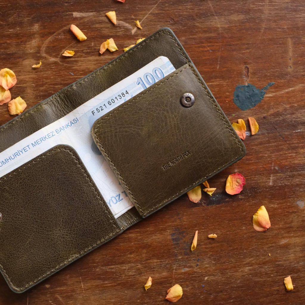 Leather Wallet Card Holder