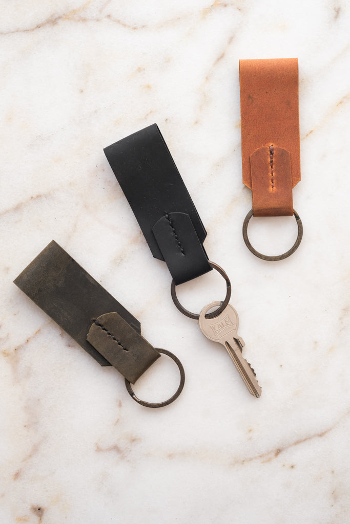 Foxy Leather Keychain