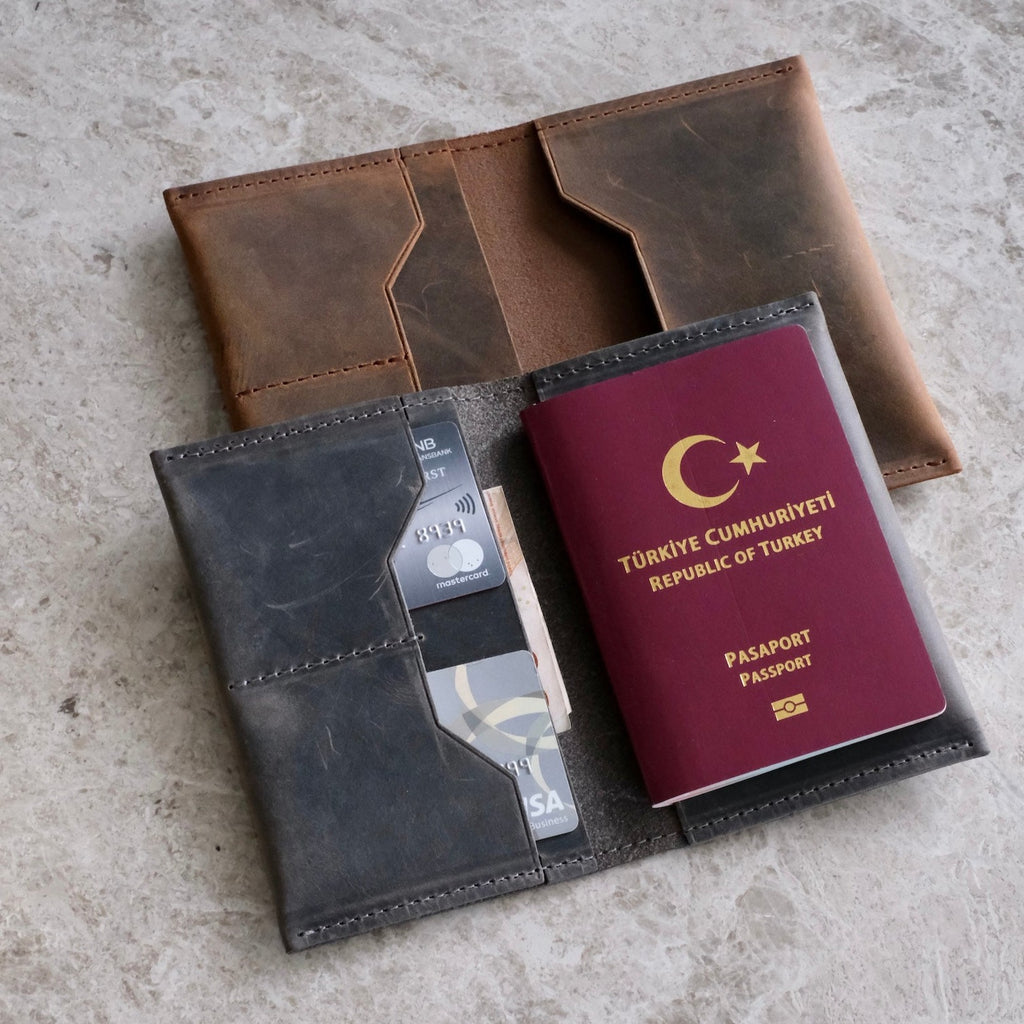 Leather Passport Wallet