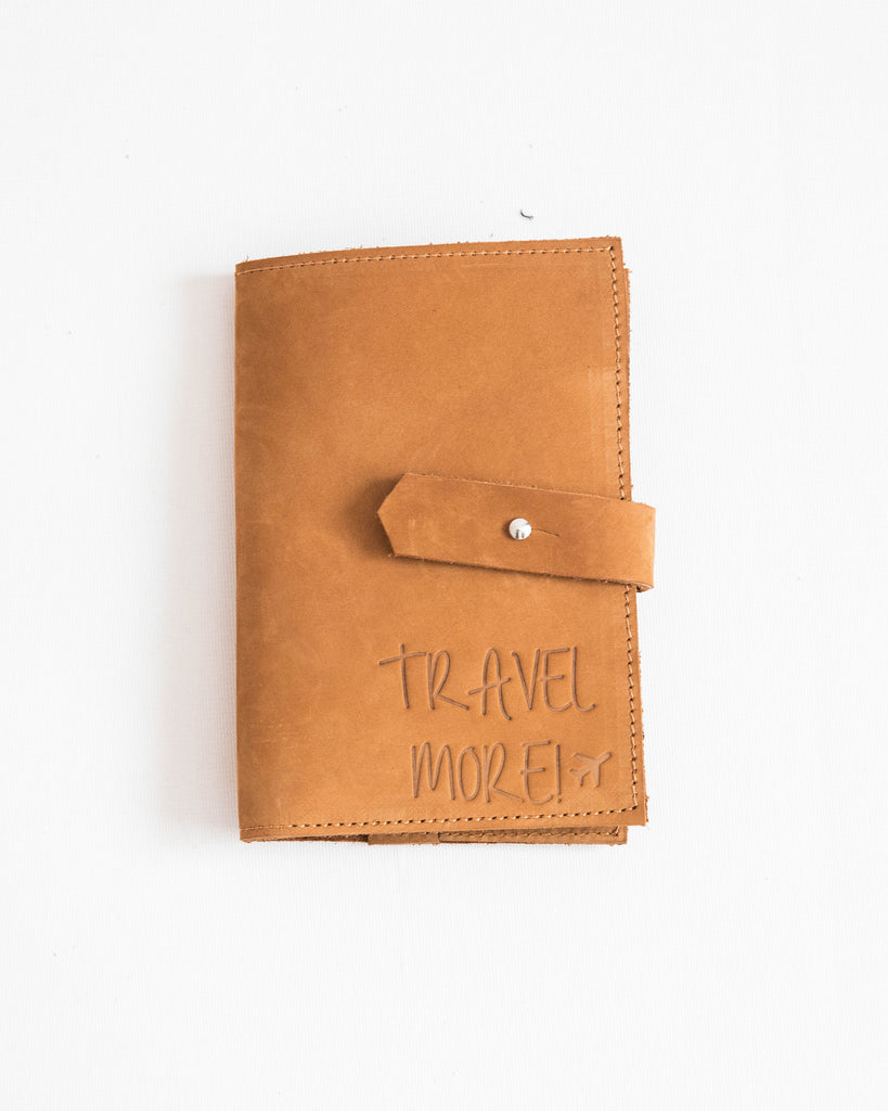 Travel More Message Passport Cover