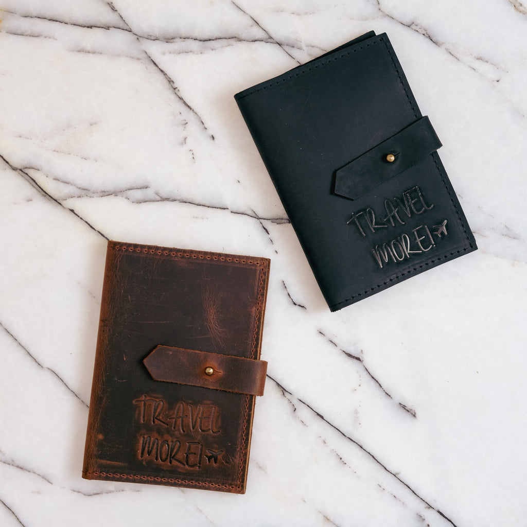 Travel More Message Passport Cover