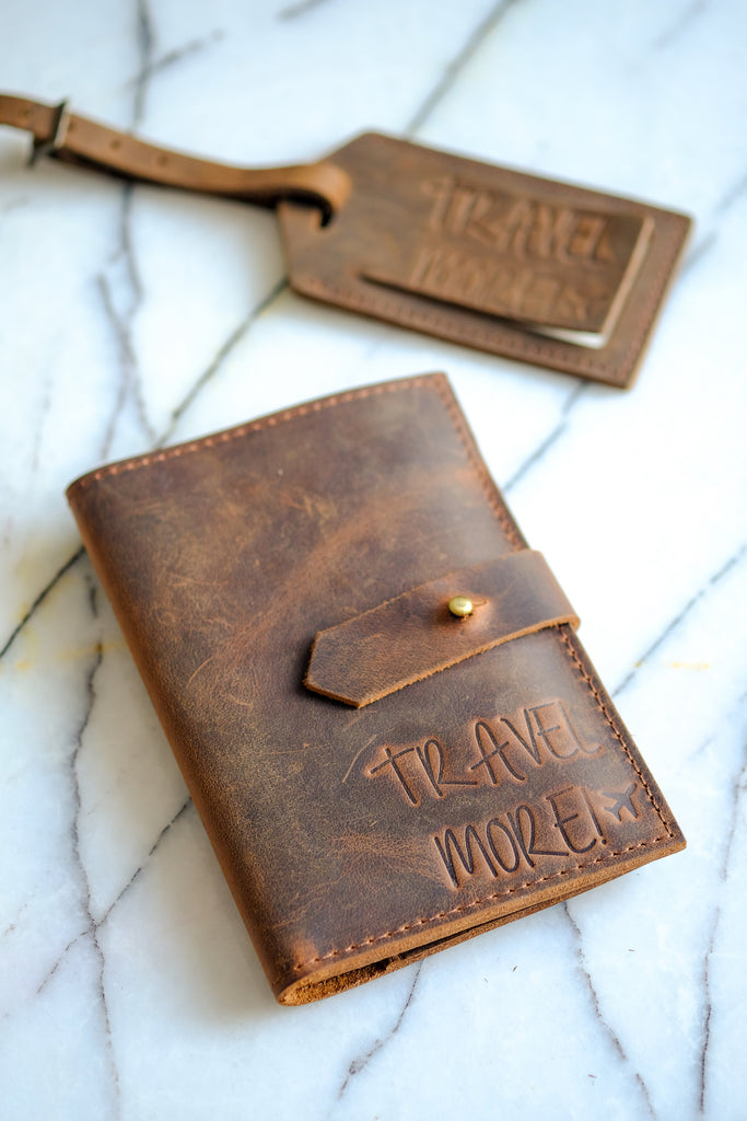 Travel More Message Passport Cover