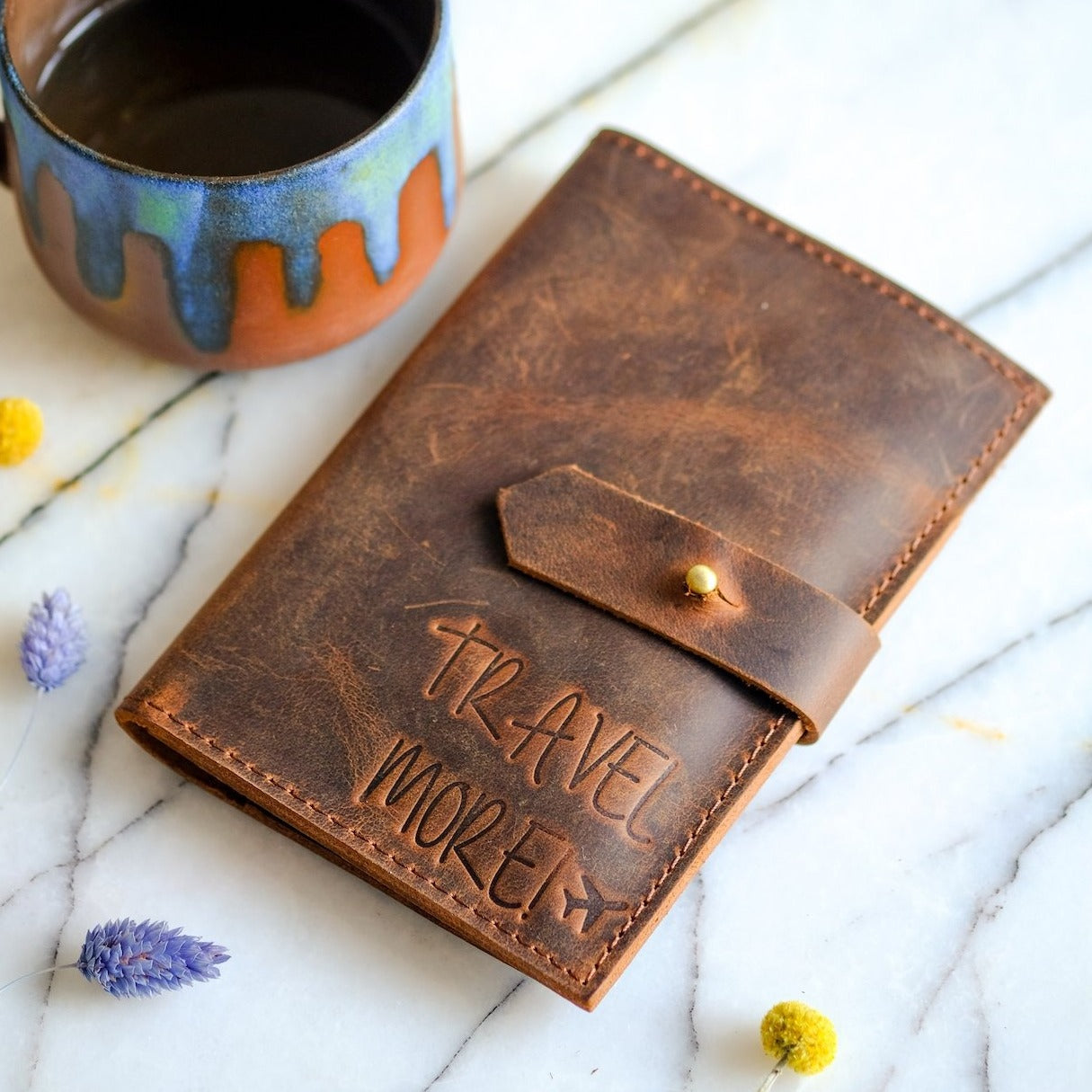 Travel More Mesajlı Pasaport Kılıfı | The North Fox