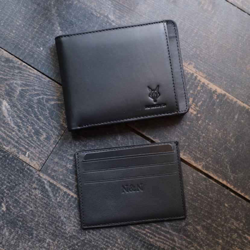 Classic Leather Wallet + Card Holder