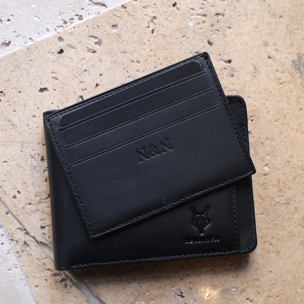 Classic Leather Wallet + Card Holder