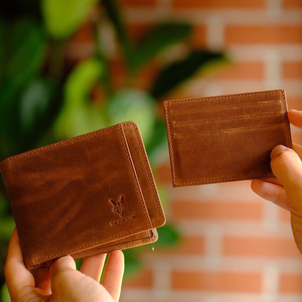 Classic Leather Wallet + Card Holder