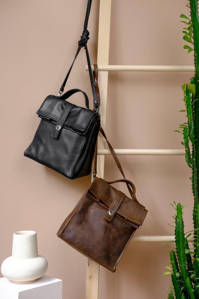 Leather Lunch Bag