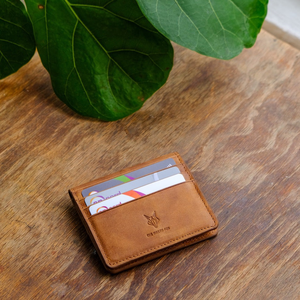 Leather Wallet Card Holder