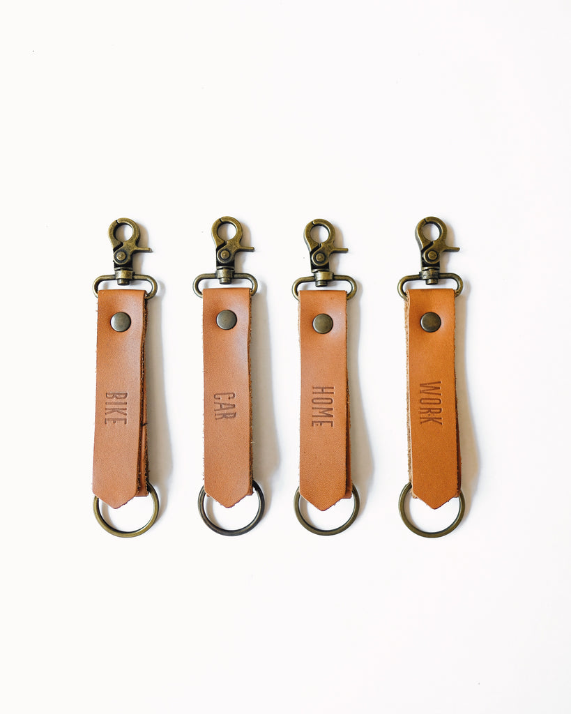 Message Leather Keychain