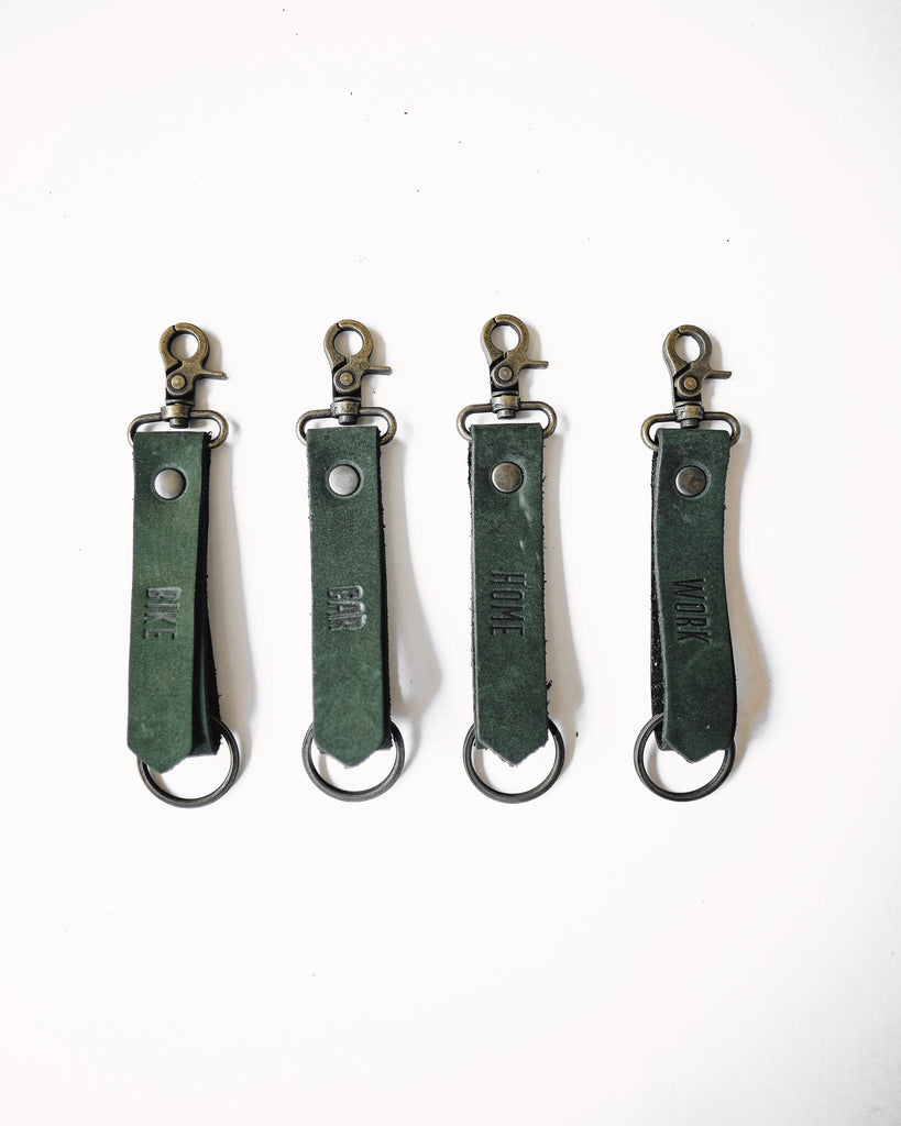 Message Leather Keychain