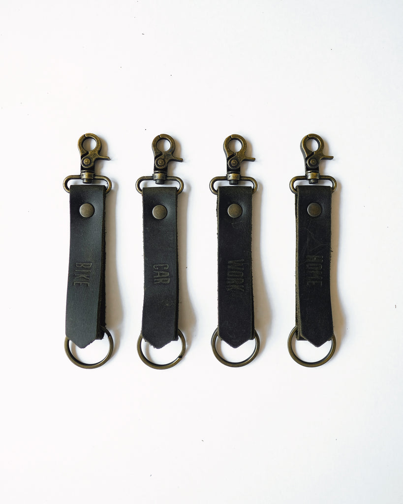 Message Leather Keychain