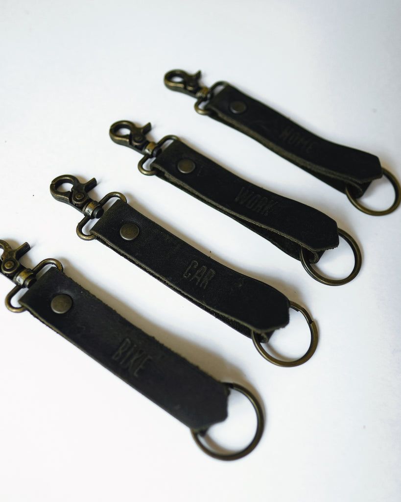 Message Leather Keychain