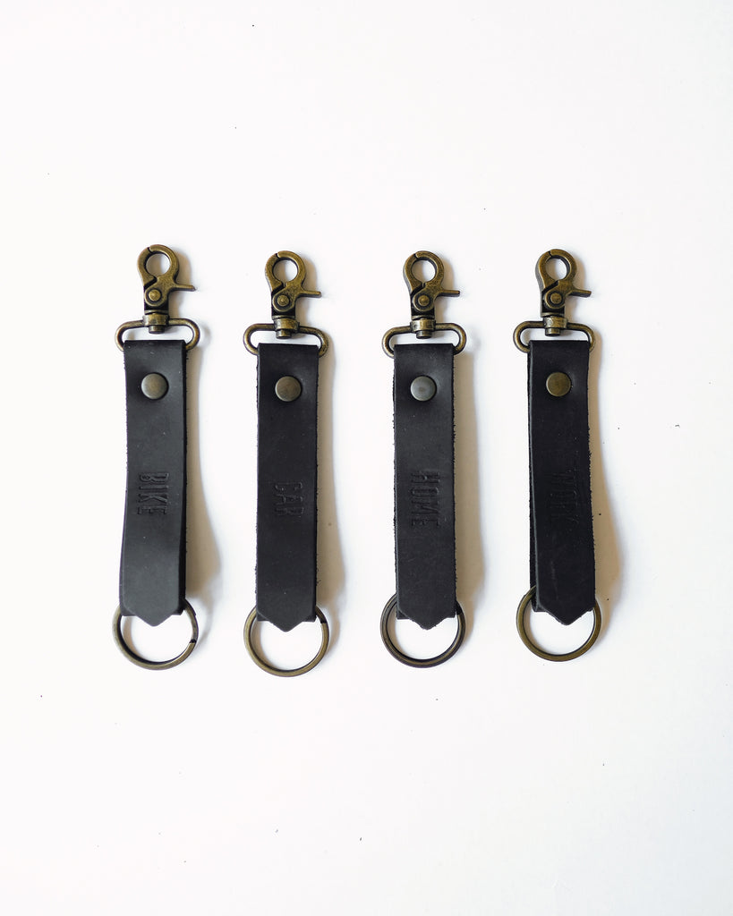 Message Leather Keychain