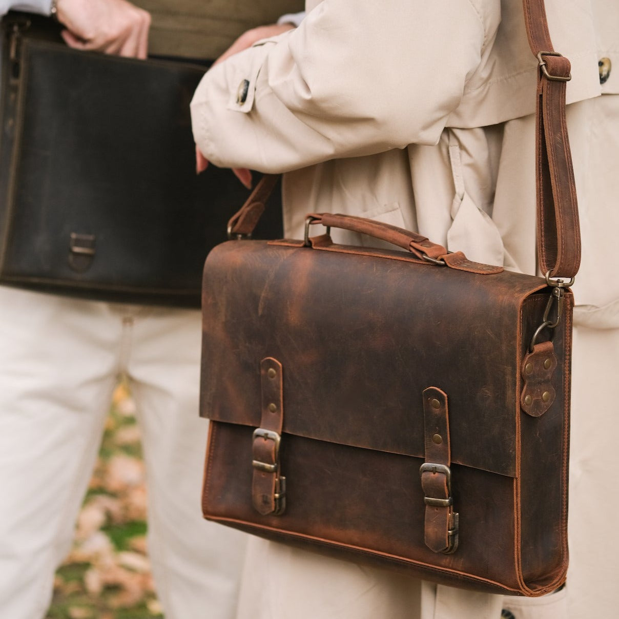 Messenger Bag XL - Kulp Detaylı | The North Fox