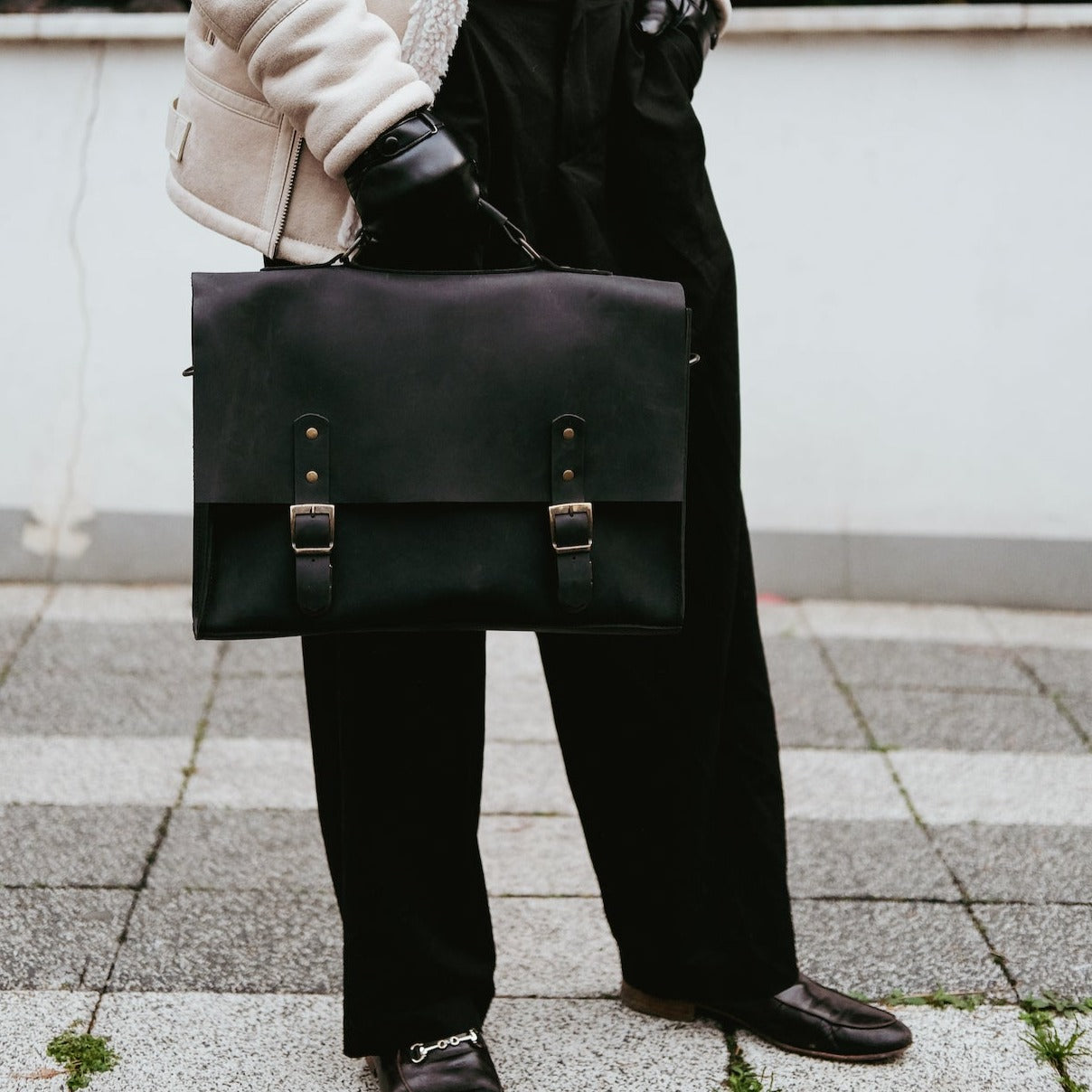 Messenger Bag XL - Kulp Detaylı | The North Fox